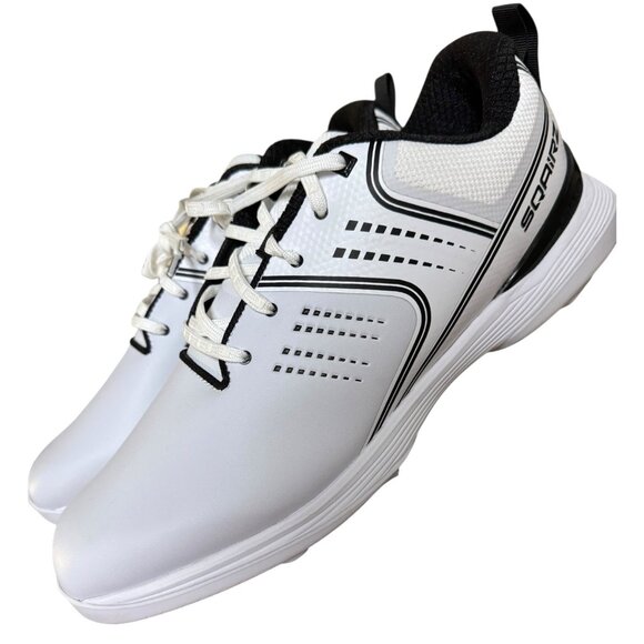 Sqairz Men's White Baseball‎ Cleat Shoes Size 14 NWOB - Picture 10 of 11